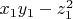 $x_1 y_1-z_1^2$