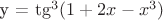y = \tg^3(1+2x-x^3)