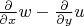 $\tfrac{\partial}{\partial x}w-\tfrac{\partial}{\partial y}u$