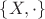 $\left\lbrace X,\cdot \right\rbrace$