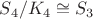 $S_4/K_4\cong S_3$