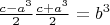 $\frac{c-a^3} {2} \frac{c+a^3} {2}=b^3$