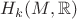 $H_k(M,\mathbb R)$