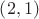 $\left(2,1\right)$
