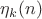 $\eta_k(n)$