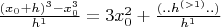 $\frac{(x_0+h)^3-x_0^3}{h^1}=3x_0^2+\frac{(..h^{(>1)}..)}{h^1}$