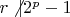 $r\not |2^p-1$