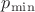 $p_{\min}$
