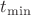 $t_{\min}$