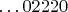 ${&hellip;02220}$