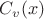 $C_v(x)$