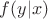 $f(y|x)$