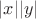 $|x||y|$