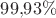 $99{,}93\%$