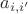 $a_{i,i'}$ $a_{i,i'}$