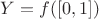 $Y=f([0,1])$
