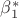 $\beta_1^*$