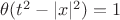 $\theta(t^2-|x|^2)=1$