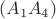 $(A_1A_4)$