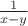$\frac{1}{x-y}$