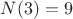 $N(3)=9$