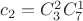 $c_2=C_3^2C_7^1$ $c_2=C_3^2C_7^1$