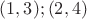 $(1,3);(2,4)$