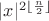 $|x|^{2\lfloor\frac{n}{2}\rfloor}$