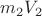 $ m_2V_2 $