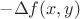 $-\Delta f(x,y)$