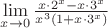 $\lim\limits_{x\to 0}\frac{x\cdot2^x-x\cdot3^x}{x^3(1+x\cdot3^x)}$