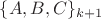 $\{A,B,C\}_{k+1}$