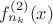 $f_{n_k}^{(2)}(x)$