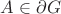 $A\in \partial G$