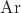 $\operatorname{Ar}$
