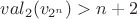 $val_2(v_{2^n})>n+2$