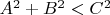 $A^2+B^2<C^2$