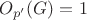 $O_{p'}(G)=1$