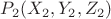 $ P_2(X_2, Y_2, Z_2) $