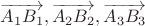 $\overrightarrow {A_1B_1}, \overrightarrow {A_2B_2}, \overrightarrow {A_3B_3}$