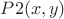 $P2(x, y)$