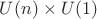 $U(n)\times U(1)$