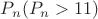 $P_n  (P_n>11)$