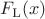 $ F_{\rm L}(x)$ $ F_{\rm L}(x)$
