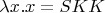$\lambda x.x = SKK$