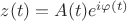 $z(t)=A(t)e^{i\varphi(t)}$