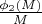 $ \frac {\phi_2(M)}M$