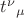 $t^\nu{}_\mu$
