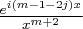 \large$\frac{e^{i(m-1-2j)x}}{x^{m+2}}$