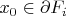 $x_0\in\partial F_i$